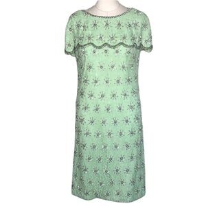 Vintage 60’s Andora beaded lace sleeveless dress